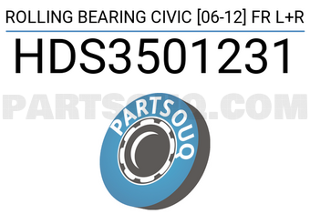 SCHNIEDER HDS3501231 ROLLING BEARING CIVIC [06-12] FR L+R