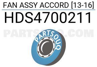 SCHNIEDER HDS4700211 FAN ASSY ACCORD [13-16]