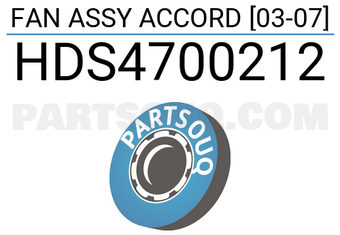 SCHNIEDER HDS4700212 FAN ASSY ACCORD [03-07]