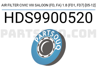SCHNIEDER HDS9900520 AIR FILTER CIVIC VIII SALOON (FD, FA) 1.8 (FD1, FD7) [05-12]