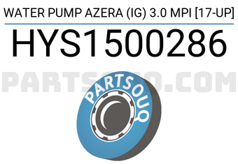 SCHNIEDER HYS1500286 WATER PUMP AZERA (IG) 3.0 MPI [17-UP]