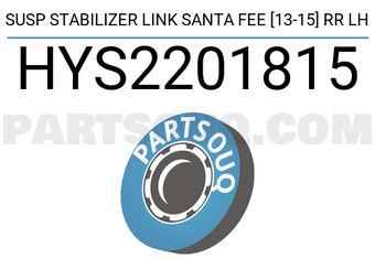 SCHNIEDER HYS2201815 SUSP STABILIZER LINK SANTA FEE [13-15] RR LH