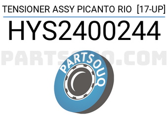 SCHNIEDER HYS2400244 TENSIONER ASSY PICANTO RIO [17-UP]