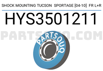 SCHNIEDER HYS3501211 SHOCK MOUNTING TUCSON SPORTAGE [04-10] FR L+R