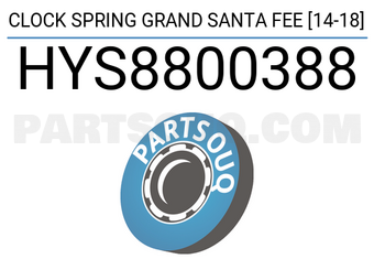 SCHNIEDER HYS8800388 CLOCK SPRING GRAND SANTA FEE [14-18]