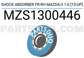 SCHNIEDER MZS1300446 SHOCK ABSORBER FR-RH MAZDA-3 1.6 [15-UP]