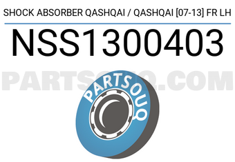 SCHNIEDER NSS1300403 SHOCK ABSORBER QASHQAI / QASHQAI [07-13] FR LH