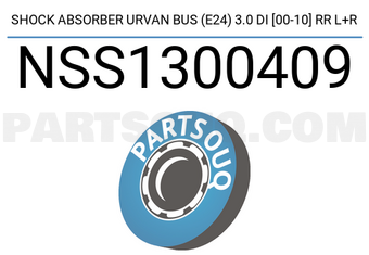 SCHNIEDER NSS1300409 SHOCK ABSORBER URVAN BUS (E24) 3.0 DI [00-10] RR L+R