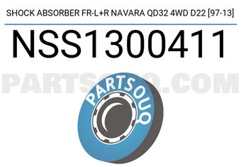 SCHNIEDER NSS1300411 SHOCK ABSORBER FR-L+R NAVARA QD32 4WD D22 [97-13]