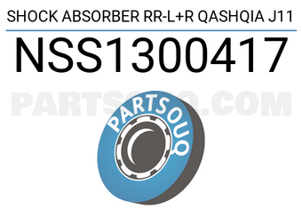 SCHNIEDER NSS1300417 SHOCK ABSORBER RR-L+R QASHQIA J11