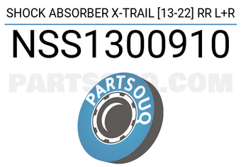 SCHNIEDER NSS1300910 SHOCK ABSORBER X-TRAIL [13-22] RR L+R