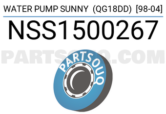 SCHNIEDER NSS1500267 WATER PUMP SUNNY (QG18DD) [98-04]