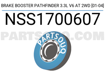 SCHNIEDER NSS1700607 BRAKE BOOSTER PATHFINDER 3.3L V6 AT 2WD [01-04]