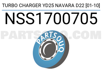SCHNIEDER NSS1700705 TURBO CHARGER YD25 NAVARA D22 [01-10]
