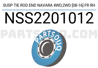 SCHNIEDER NSS2201012 SUSP TIE ROD END NAVARA 4WD,2WD [08-16] FR RH