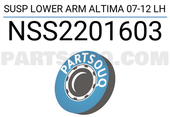 SCHNIEDER NSS2201603 SUSP LOWER ARM ALTIMA 07-12 LH