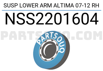 SCHNIEDER NSS2201604 SUSP LOWER ARM ALTIMA 07-12 RH