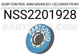 SCHNIEDER NSS2201928 SUSP CONTROL ARM URVAN [01-12] LOWER FR RH