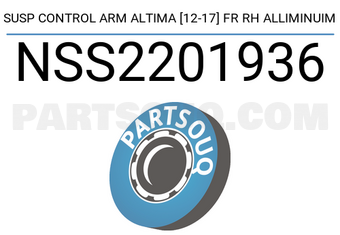 SCHNIEDER NSS2201936 SUSP CONTROL ARM ALTIMA [12-17] FR RH ALLIMINUIM