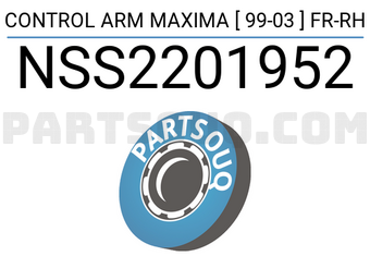 SCHNIEDER NSS2201952 CONTROL ARM MAXIMA [ 99-03 ] FR-RH