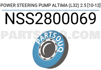 SCHNIEDER NSS2800069 POWER STEERING PUMP ALTIMA (L32) 2.5 [10-12]