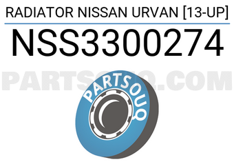 SCHNIEDER NSS3300274 RADIATOR NISSAN URVAN [13-UP]
