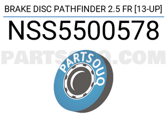 SCHNIEDER NSS5500578 BRAKE DISC PATHFINDER 2.5 FR [13-UP]