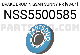 SCHNIEDER NSS5500585 BRAKE DRUM NISSAN SUNNY RR [98-04]