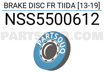 SCHNIEDER NSS5500612 BRAKE DISC FR TIIDA [13-19]