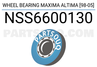 SCHNIEDER NSS6600130 WHEEL BEARING MAXIMA ALTIMA [98-05]