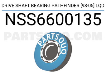SCHNIEDER NSS6600135 DRIVE SHAFT BEARING PATHFINDER [98-05] LQD