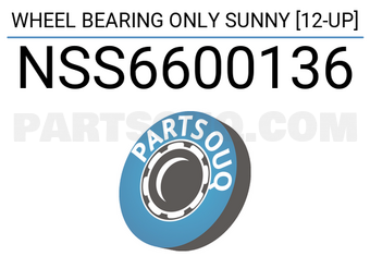 SCHNIEDER NSS6600136 WHEEL BEARING ONLY SUNNY [12-UP]