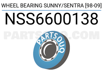 SCHNIEDER NSS6600138 WHEEL BEARING SUNNY/SENTRA [98-09]