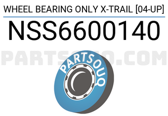 SCHNIEDER NSS6600140 WHEEL BEARING ONLY X-TRAIL [04-UP]