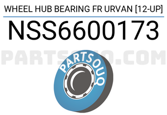 SCHNIEDER NSS6600173 WHEEL HUB BEARING FR URVAN [12-UP]