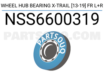 SCHNIEDER NSS6600319 WHEEL HUB BEARING X-TRAIL [13-19] FR L+R