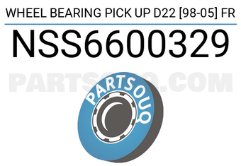 SCHNIEDER NSS6600329 WHEEL BEARING PICK UP D22 [98-05] FR