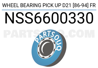 SCHNIEDER NSS6600330 WHEEL BEARING PICK UP D21 [86-94] FR
