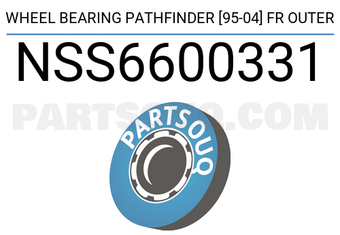 SCHNIEDER NSS6600331 WHEEL BEARING PATHFINDER [95-04] FR OUTER