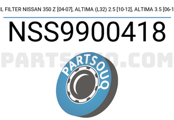 SCHNIEDER NSS9900418 OIL FILTER NISSAN 350 Z [04-07], ALTIMA (L32) 2.5 [10-12], ALTIMA 3.5 [06-13]