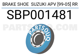 SCHNIEDER SBP001481 BRAKE SHOE SUZUKI APV [99-05] RR