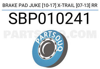 SCHNIEDER SBP010241 BRAKE PAD JUKE [10-17] X-TRAIL [07-13] RR