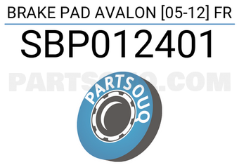 SCHNIEDER SBP012401 BRAKE PAD AVALON [05-12] FR