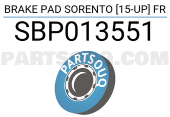 SCHNIEDER SBP013551 BRAKE PAD SORENTO [15-UP] FR