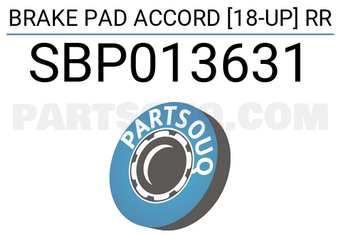 SCHNIEDER SBP013631 BRAKE PAD ACCORD [18-UP] RR