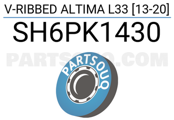 SCHNIEDER SH6PK1430 V-RIBBED ALTIMA L33 [13-20]