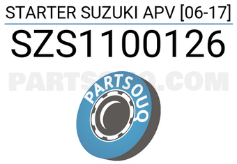 SCHNIEDER SZS1100126 STARTER SUZUKI APV [06-17]