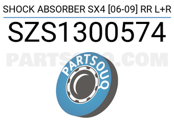 SCHNIEDER SZS1300574 SHOCK ABSORBER SX4 [06-09] RR L+R