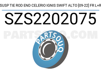 SCHNIEDER SZS2202075 SUSP TIE ROD END CELERIO IGNIS SWIFT ALTO [09-22] FR L+R