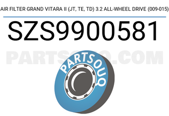 SCHNIEDER SZS9900581 AIR FILTER GRAND VITARA II (JT, TE, TD) 3.2 ALL-WHEEL DRIVE (009-015)